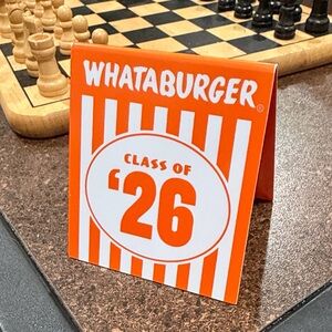 Whataburger tent ⛺️ class of 2026